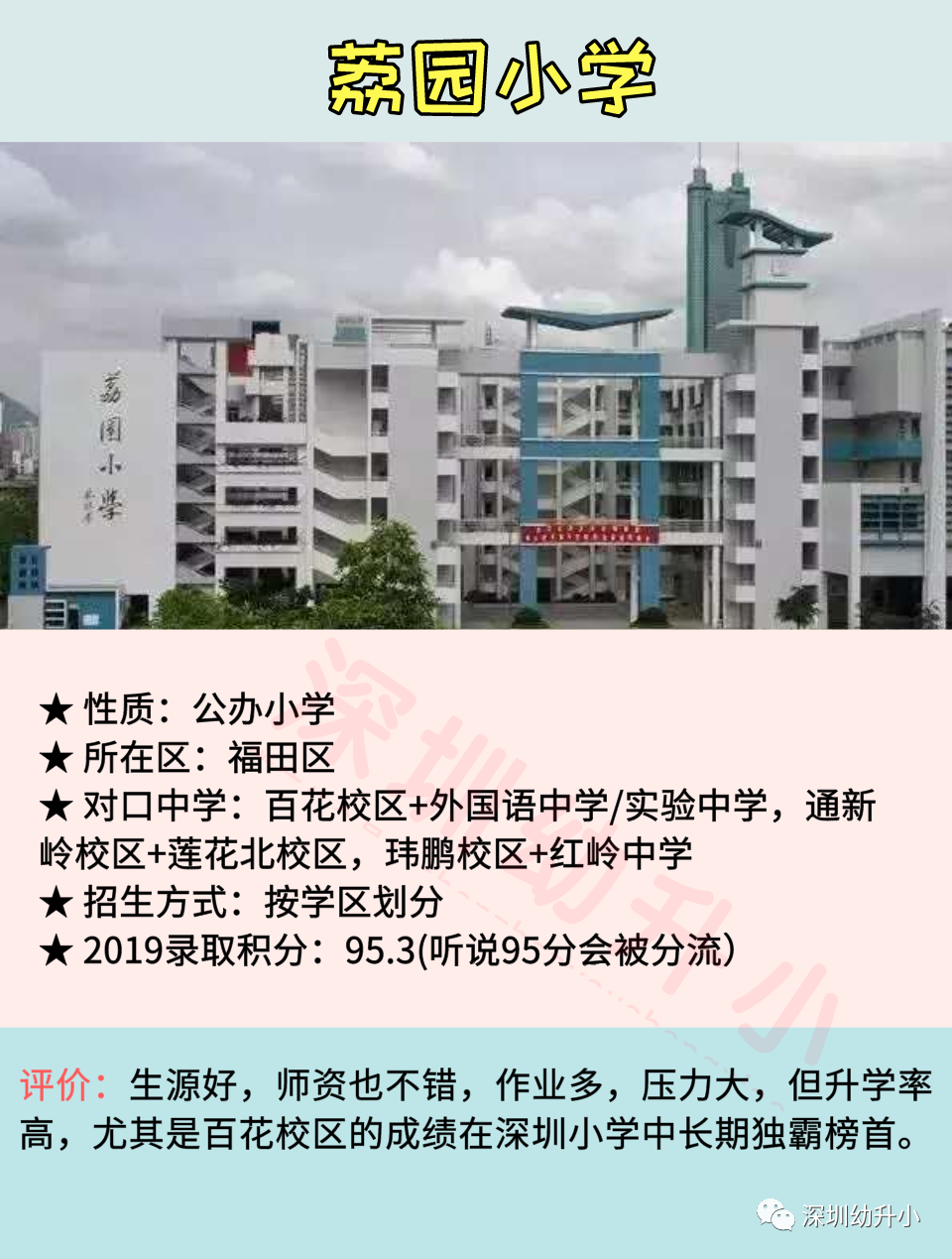 2020深圳十大热门小学盘点！师资好、评价高！多数地段生优先！相关资料 2