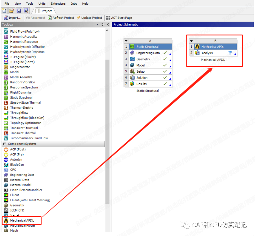 ansys经典界面与workbench之间相互数据转换的几种方法的图3