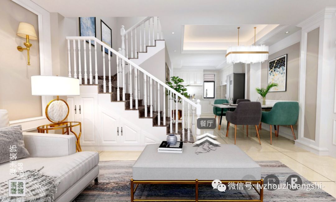 联投国际别墅简欧效果图