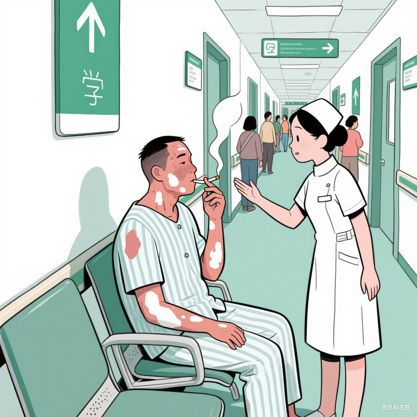 南阳白癜风医院-白癜风患者吸烟都有