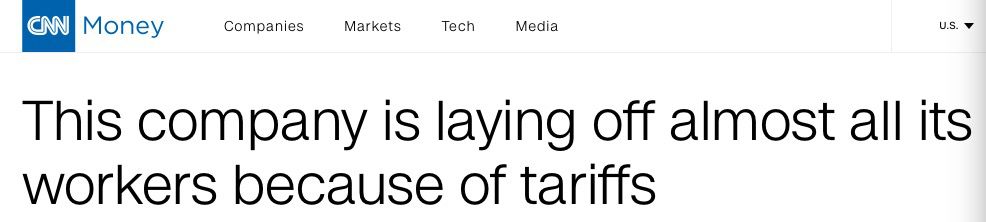 制造业回流？美国一家工厂几乎裁掉所有员工！