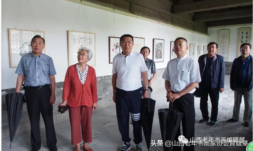 山西老年书画家协会主席阎文崑一行在大同调研 山西老年书画家协会主席阎文崑一行在大同调研