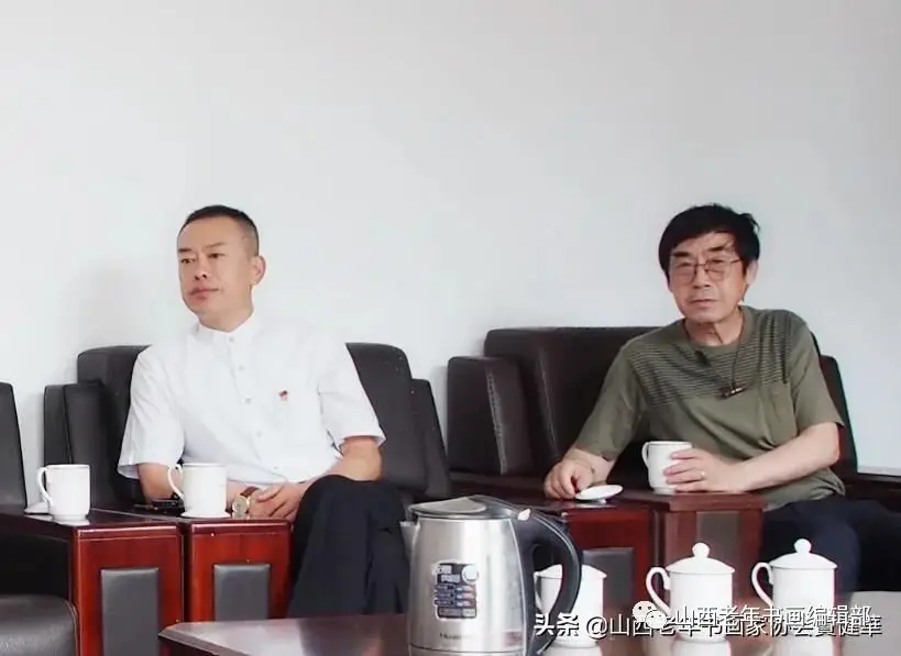 山西老年书画家协会主席阎文崑一行在大同调研 山西老年书画家协会主席阎文崑一行在大同调研