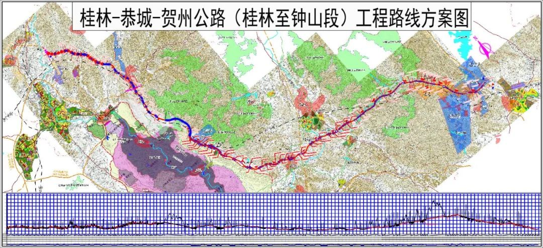 广西钟山公路规划图片