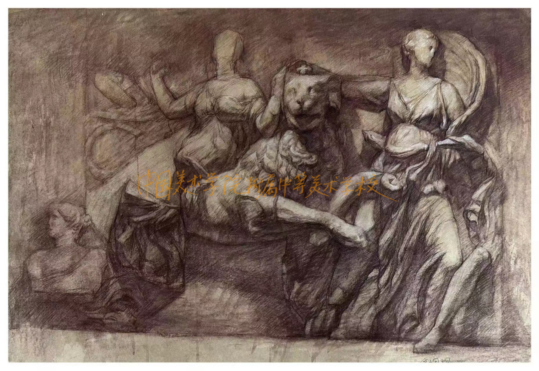 中国美术学院附中2020级学生，帕加马祭坛写生！(图52)