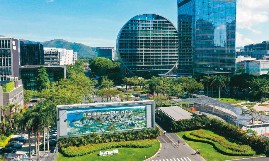 河套深港科技创新合作区深圳园区。甄建宏摄影