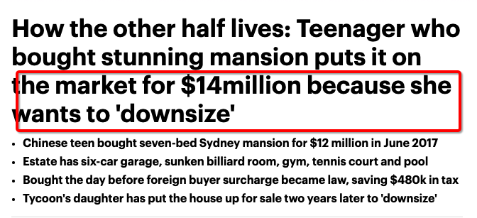 悉尼华人留学生抛售$1400万澳币豪宅，两年狂赚$200万！-异乡好居