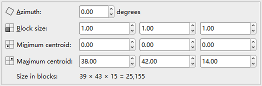 块体模型(Block Model)的产生、输入和转换的图2