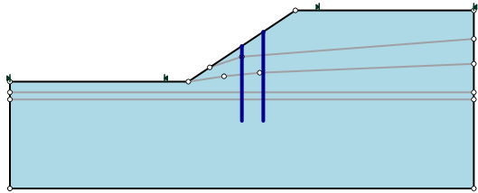 抗滑桩支护边坡的稳定性分析(Stability of Pile/Micro Pile Reinforced Slope)的图3