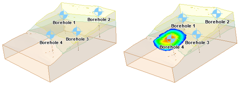 钻孔管理器创建边坡剖面(Borehole Manager)---地层插值的图1