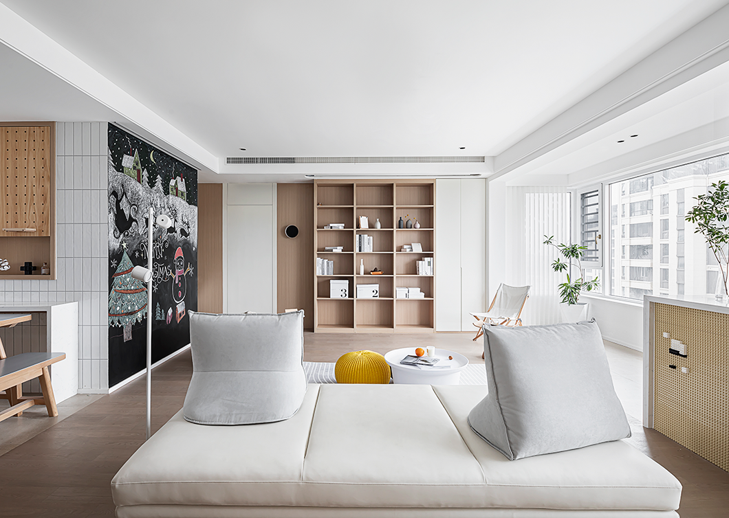 115㎡简约+原木，简简单单却蕴含着自然空间质感！