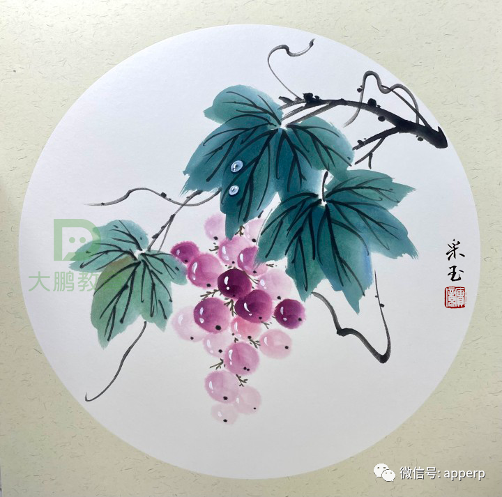 国画花鸟 <采玉案例>