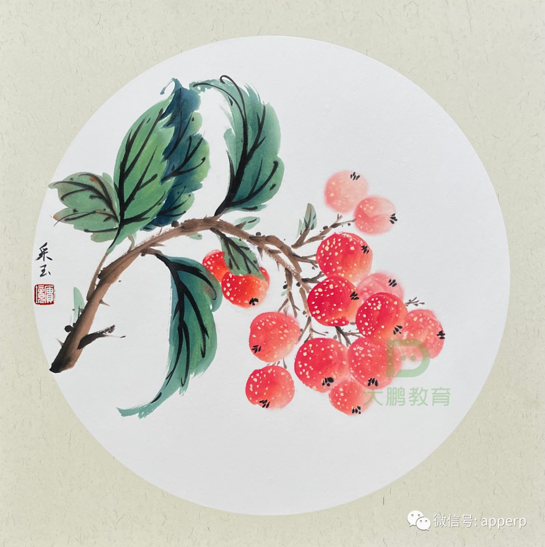 国画花鸟 <采玉案例>