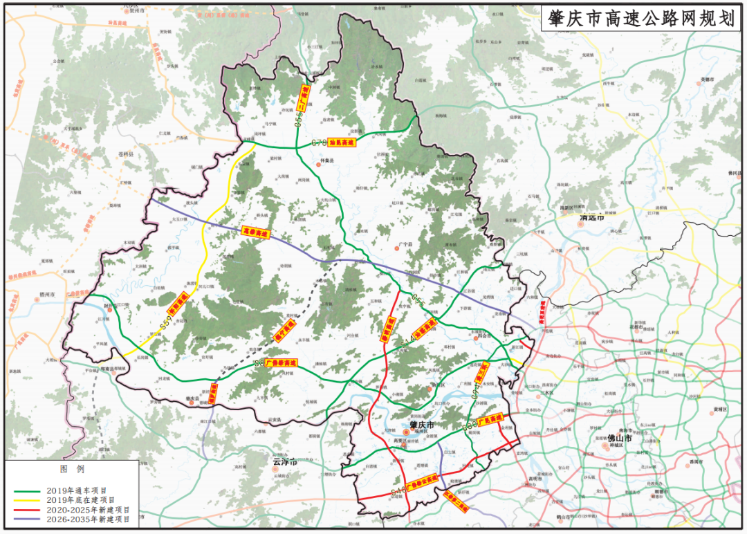 好消息肇庆将再添一条高速公路加速双枢纽布局