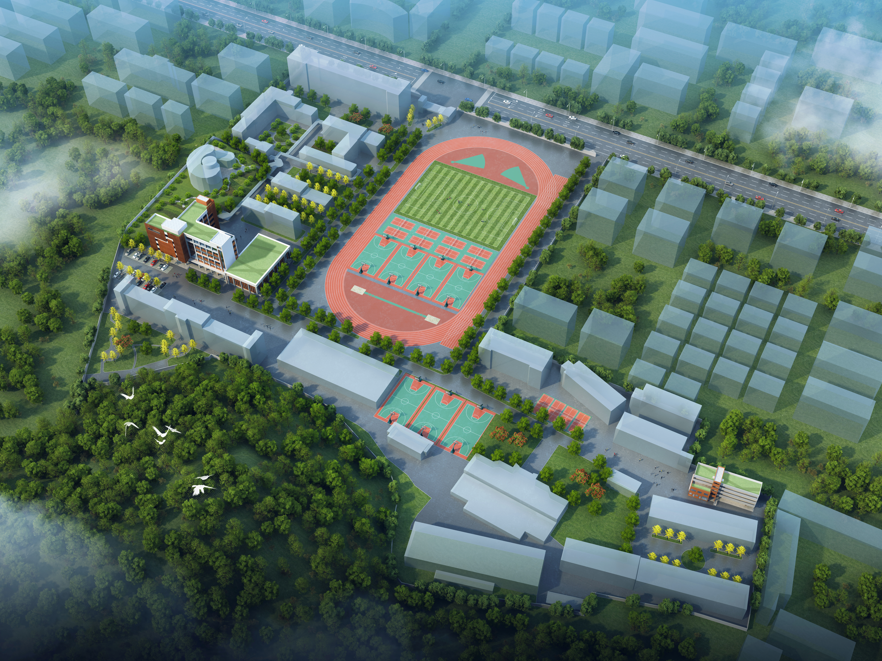 怀集这所学校 新校区一期工程已完成二层楼面建设,建
