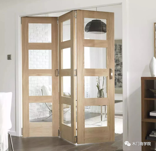 原来木门还可以折叠，不仅省空间，颜值还高！