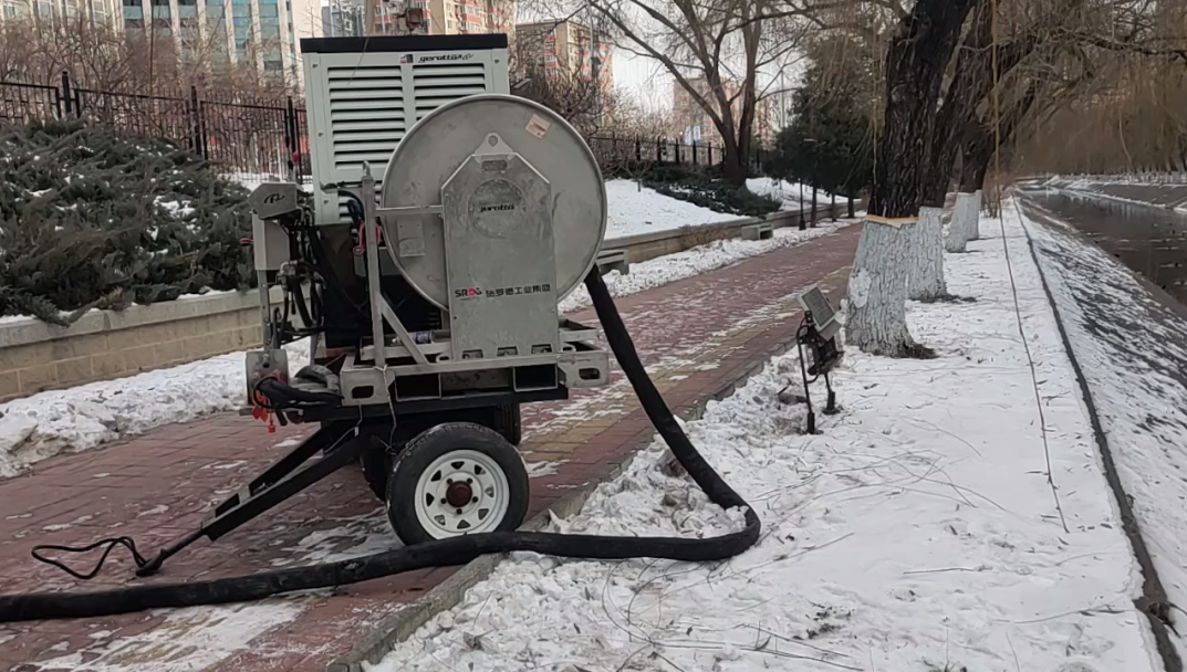 「案例分享」施罗德清淤机器人在北京零下12℃完成河道清淤