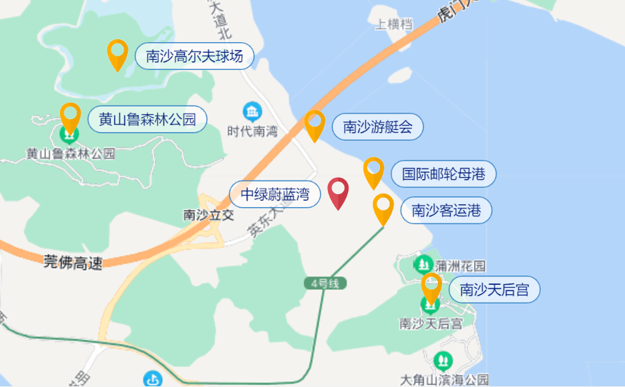 南沙中绿蔚蓝湾89-132㎡，总价200万！