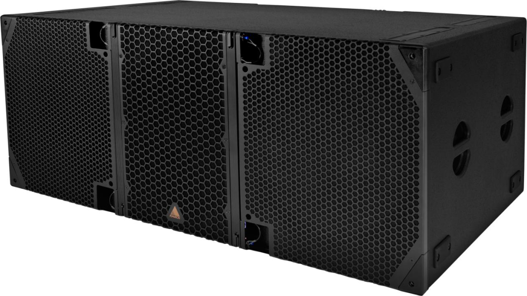 箱体包含两个轻重量,长冲程的19寸sd19凯夫拉尔钕驱动器,利用adamson