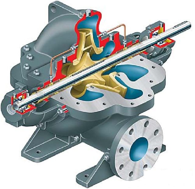 离心泵内部结构及特点，维护检修规程的图15