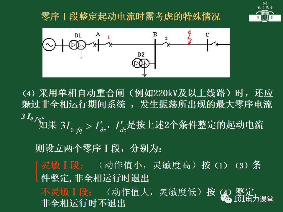 中性點直接接地電網(wǎng)中接地短路的零序電流及方向保護的圖12