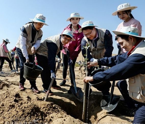 他们40多年挖了近1亿个坑种树