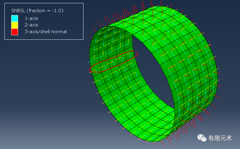 [软件使用]abaqus壳单元局部坐标系，你学会了吗？的图8