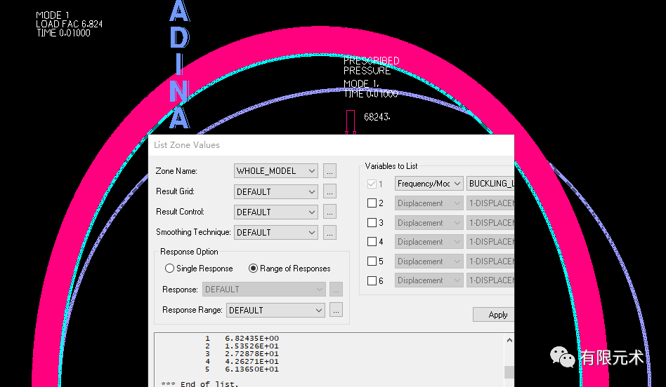 受压圆环的线性屈曲测试（二）的图10