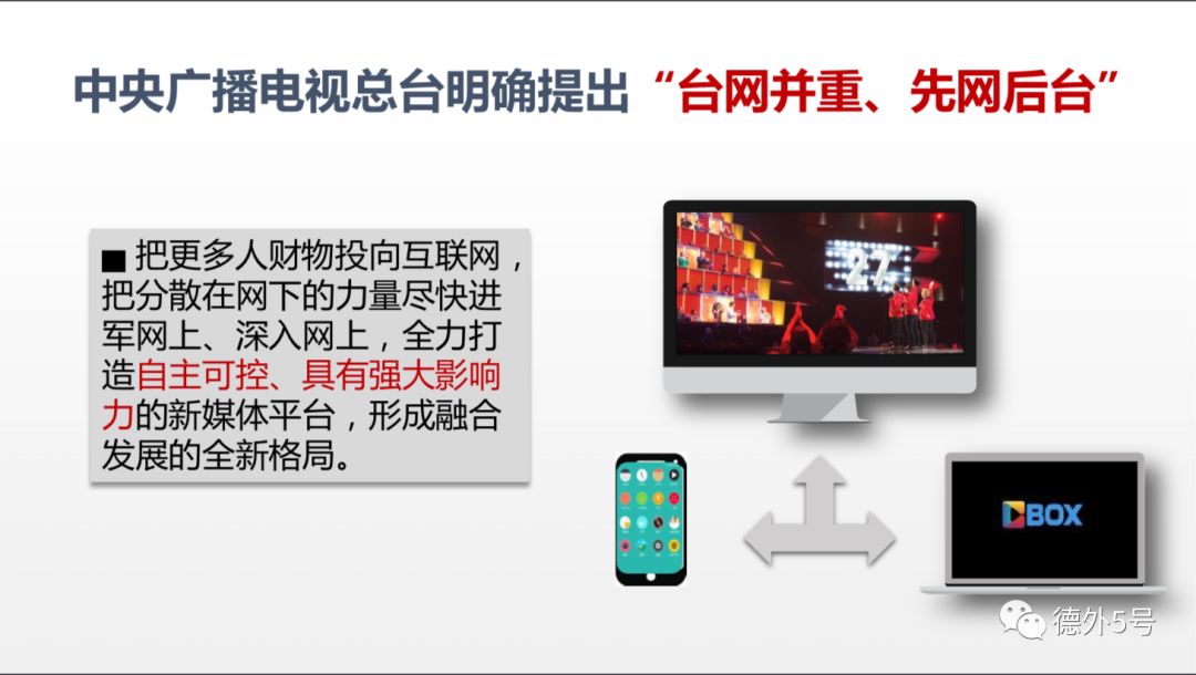 



【年末特辑：2018总台成立后是这样再造新央视的】吴克宇：打造增量 创新传播，推动视听文化产品高质量发展 |德外独家
