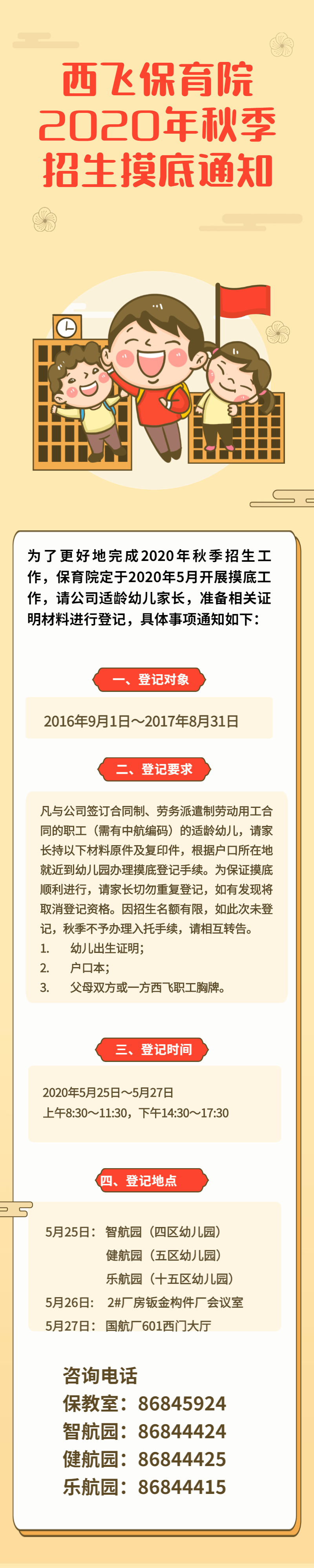 西飞保育院年秋季招生摸底通知 智慧西飞 微信公众号文章阅读 Wemp