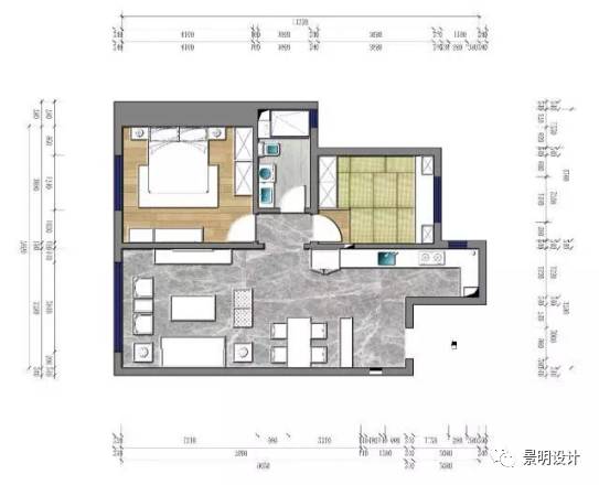把小空间做出层次，让空间更加通透和大气