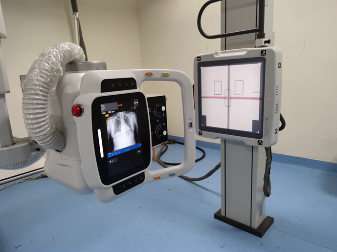 悬吊DR怎么安装放射科再添“利器”｜我院引进一台悬吊式无线双板电动DR拍片设备_https://www.jmylbn.com_新闻资讯_第3张