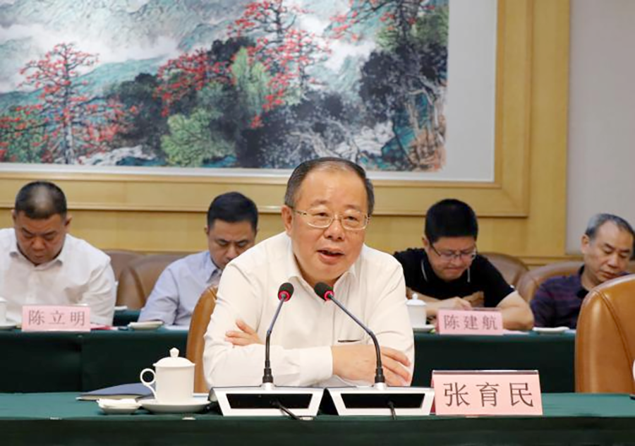建工集团党委书记,董事长张育民,党委副书记,董事,总经理马春生一行拜