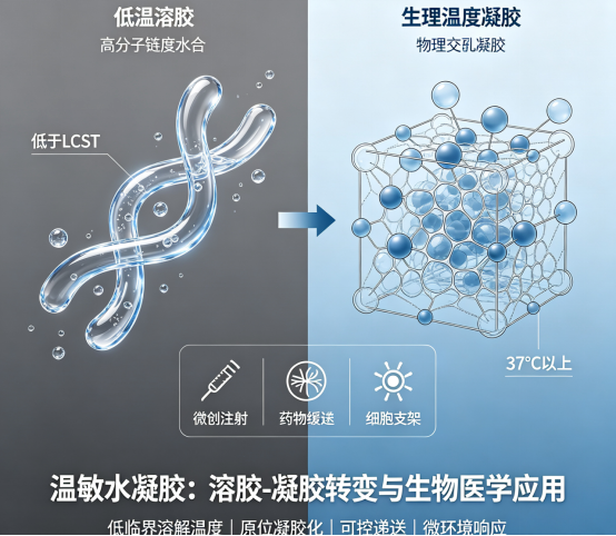 智能响应型温敏水凝胶 —— 从“被动填充