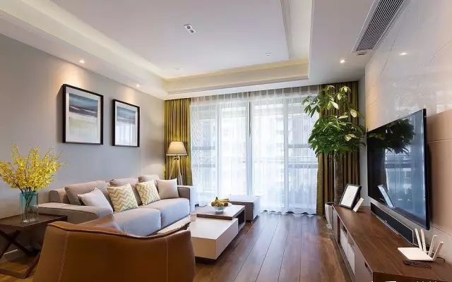 112㎡现代简约风格，灵动清新，干净利落