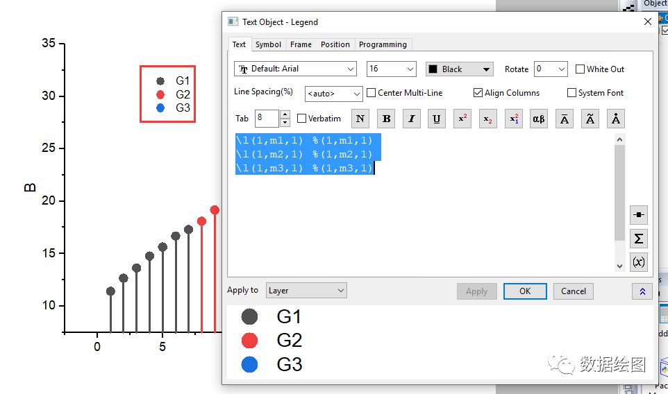OriginPro：穿了马甲的散点图--滑珠图