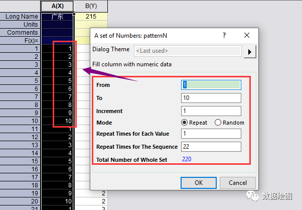 Origin(Pro)：方格图（Pictogram