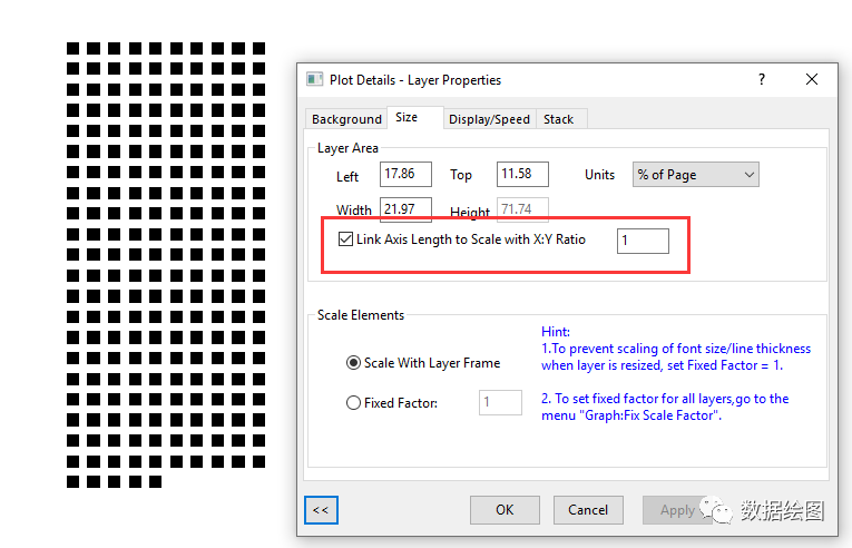 Origin(Pro)：方格图（Pictogram