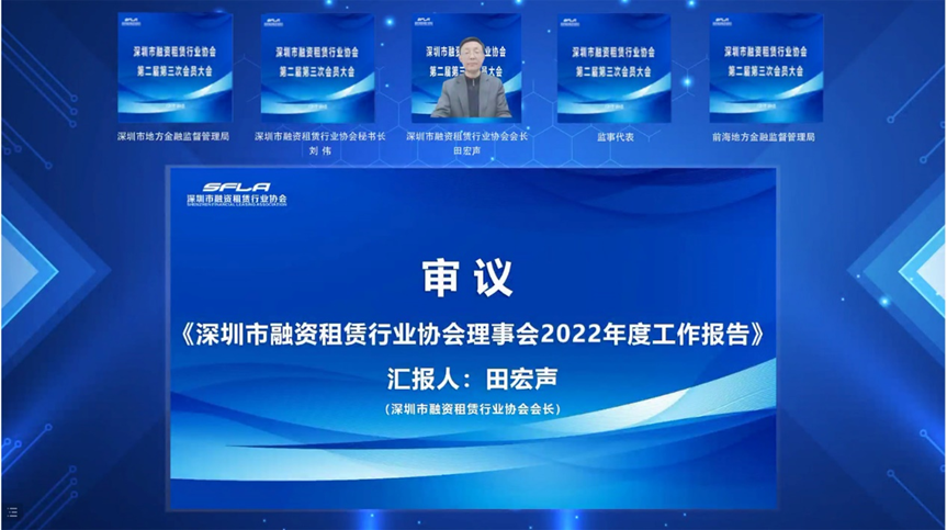 【协会动态】深圳市融资租赁行业协会第二届第三次会员大会顺利召开