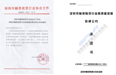 2021深圳融资租赁行业协会工作回顾