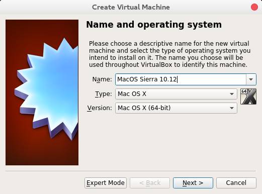 虚拟机安装macOS Sierra 10.12