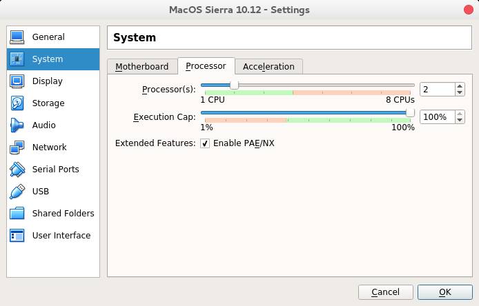 虚拟机安装macOS Sierra 10.12