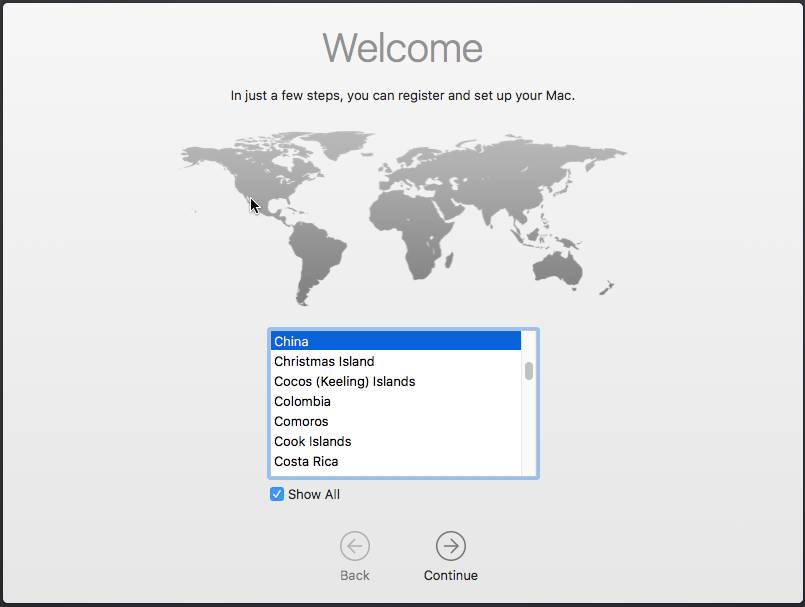 虚拟机安装macOS Sierra 10.12