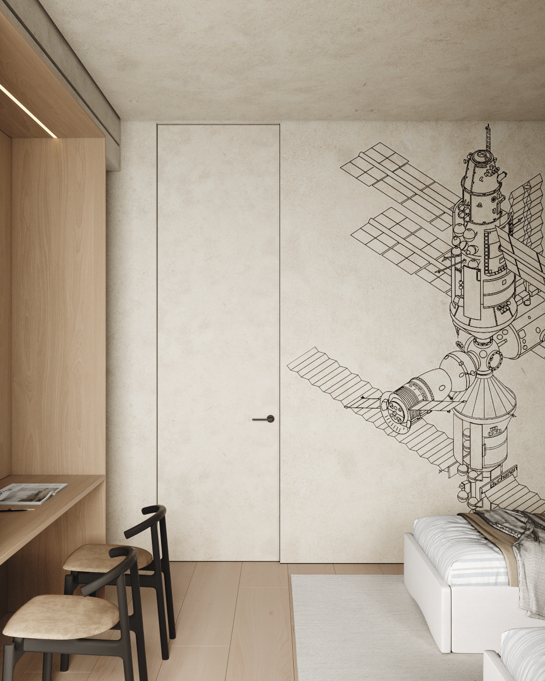 慕友无漆木门 · 拓宽家居空间 营造全景化视觉效果