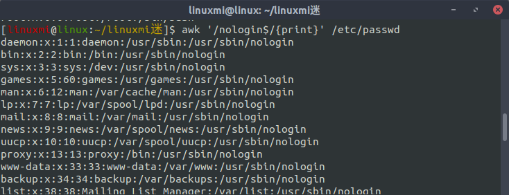 awk命令详解_linux的awk命令_awk命令