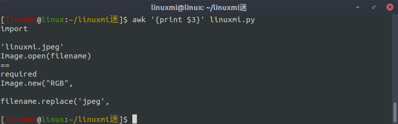 linux的awk命令_awk命令详解_awk命令