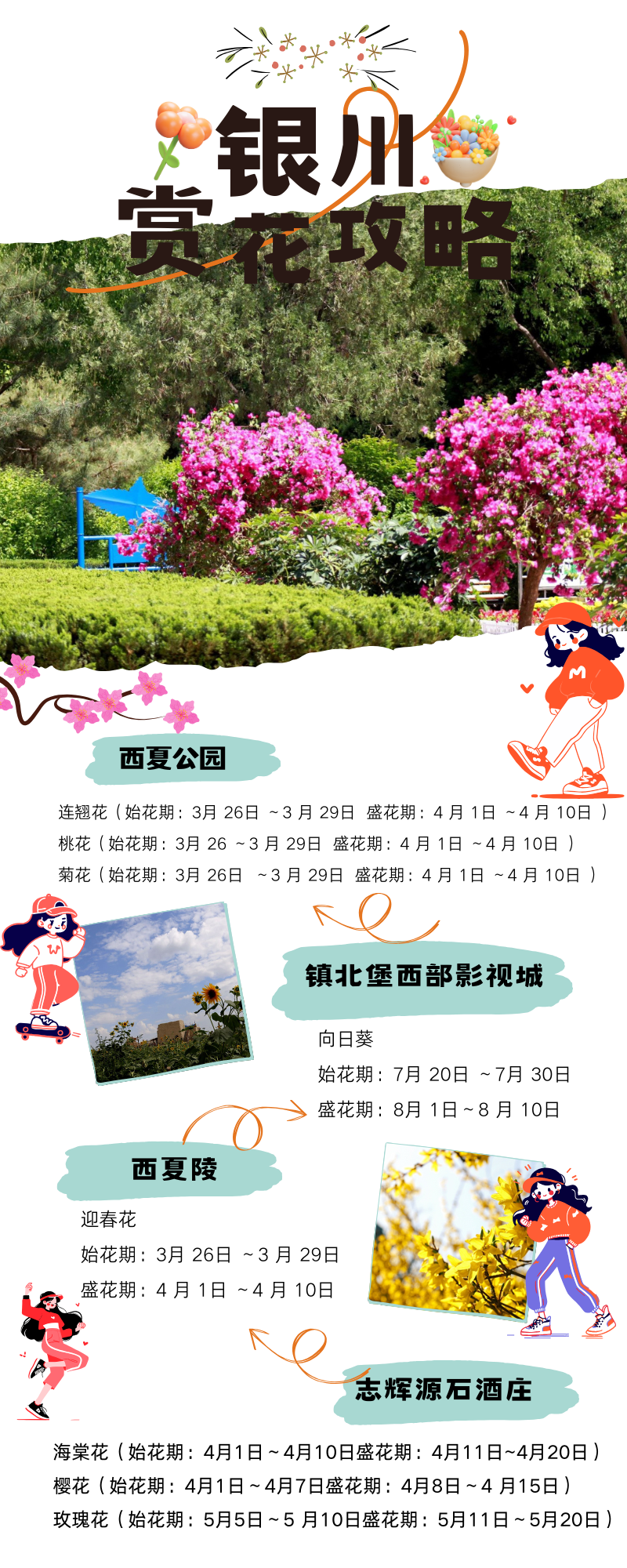 走赏花去爱尚银川春漫凤城2024春日赏花游攻略来了请收藏