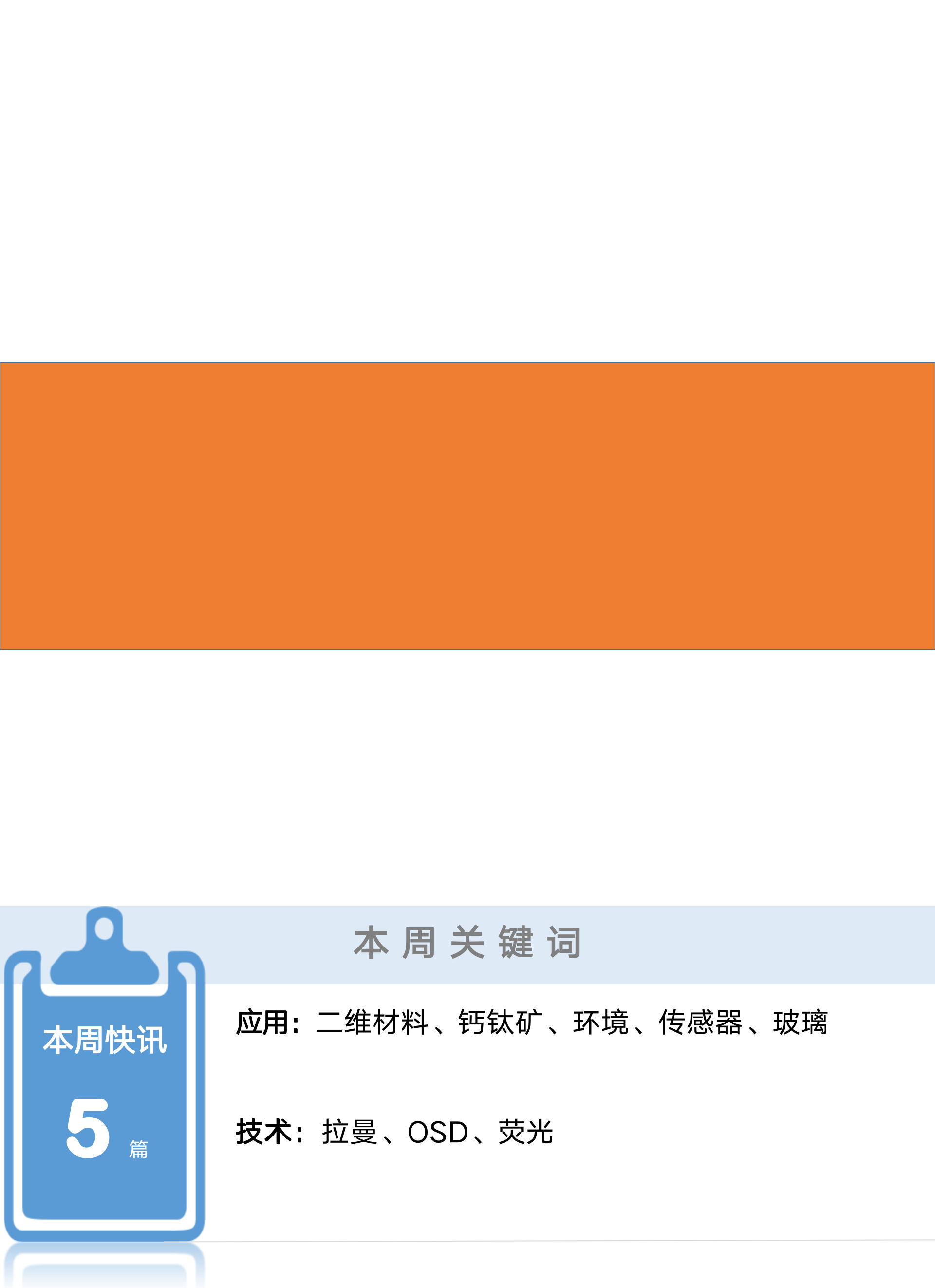 【HORIBA学术简讯】二维材料、钙钛矿、环境、传感器、玻璃领域 | 2021年第37期