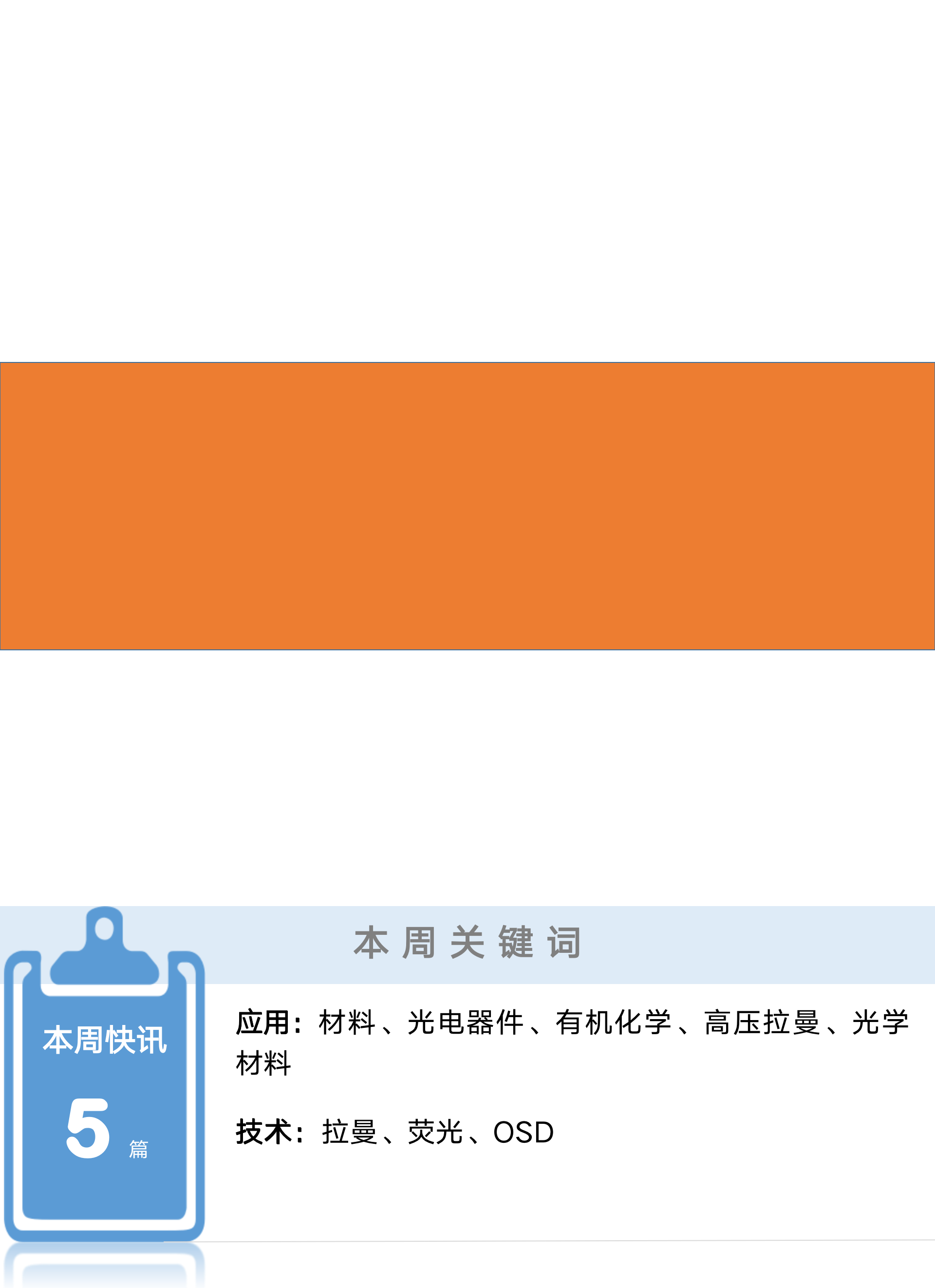 【HORIBA学术简讯】材料、光电器件、有机化学、高压拉曼、光学材料领域 | 2021年第33期