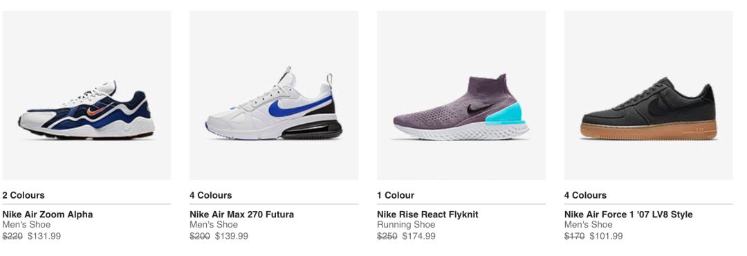 澳洲年中SALE最全攻略 nike air max 270 react bauhaus